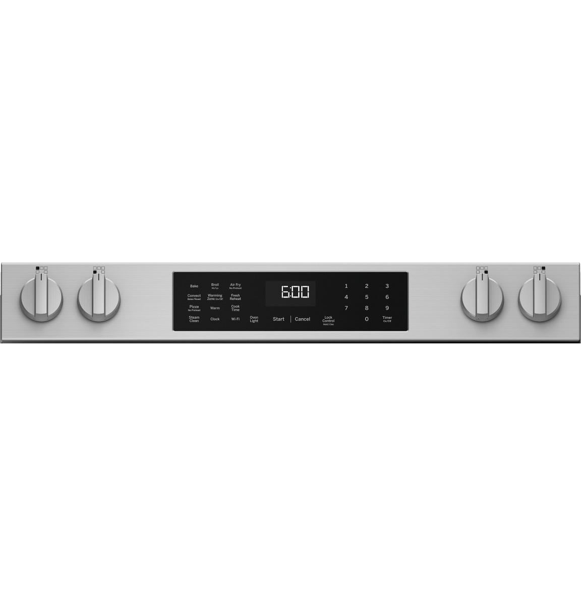 GE® 30" Slide-In Electric Convection Range with No Preheat Air Fry GRS600AVFS