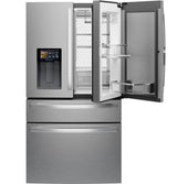 GE Profile™ ENERGY STAR® 27.9 Cu. Ft. Smart 4-Door French-Door Refrigerator with Kitchen Assistant PVD28HYYFS