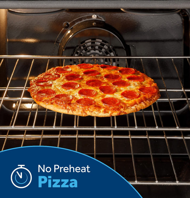 GE® 30" Free-Standing Electric Convection Range with No Preheat Air Fry GRF600AVBB