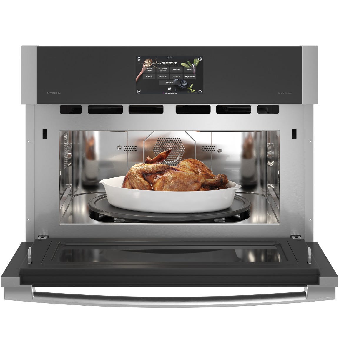 GE Profile™ 27" Single Wall Oven with 120V Advantium® Technology PSB9100SVSS