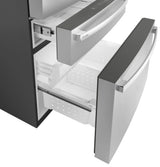 GE Profile™ ENERGY STAR® 27.9 Cu. Ft. Smart 4-Door French-Door Refrigerator with Kitchen Assistant PVD28HYYFS