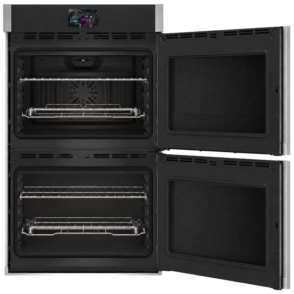 GE Profile™ 30" Smart Built-In Convection Double Wall Oven with Right-Hand Side-Swing Doors PTD700RSZSS