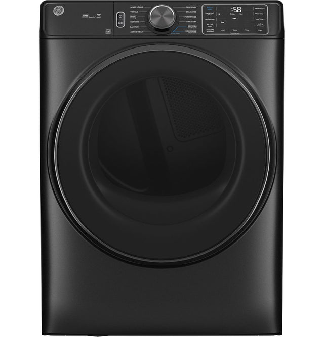 GE® 7.8 cu. ft. Capacity Smart Front Load Electric Dryer with Steam and Sanitize Cycle GFD65ESPVDS