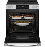 GE Profile™ ENERGY STAR® 30" Smart Slide-In Induction and Convection Range with No Preheat Air Fry and EasyWash™ Oven Tray PHS700AYFS