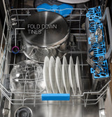 GE Profile™ ENERGY STAR Smart UltraFresh System Dishwasher with Microban™ Antimicrobial Technology with Deep Clean Washing 3rd Rack, 42 dBA PDT755SBVTS