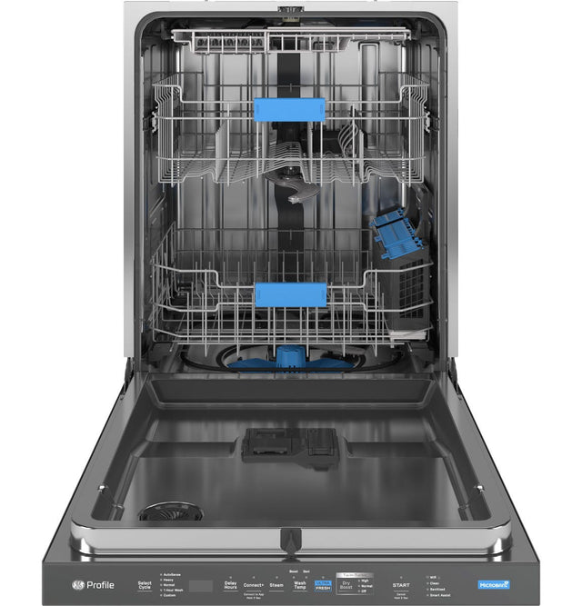 GE Profile ENERGY STAR Smart UltraFresh System Dishwasher with Microban Antimicrobial Technology with Deep Clean Washing 3rd Rack, 42 dBA PDT755SYVFS