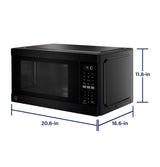 GE 1.0 Cu. Ft. Capacity Countertop Convection Microwave Oven with Air Fry