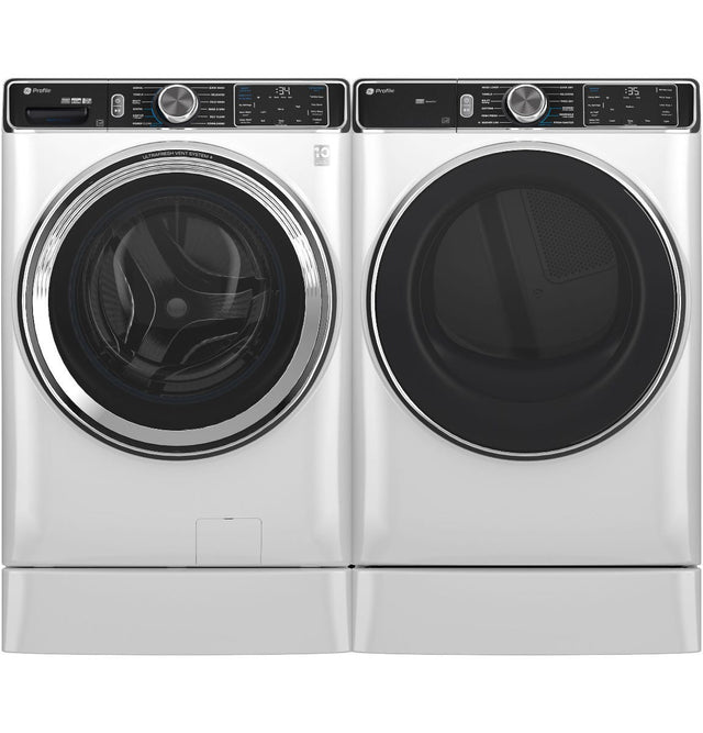 GE Profile 5.3 cu. ft. Capacity Smart Front Load ENERGY STAR Washer with UltraFresh Vent System+ with OdorBlock PFW870SSVWW