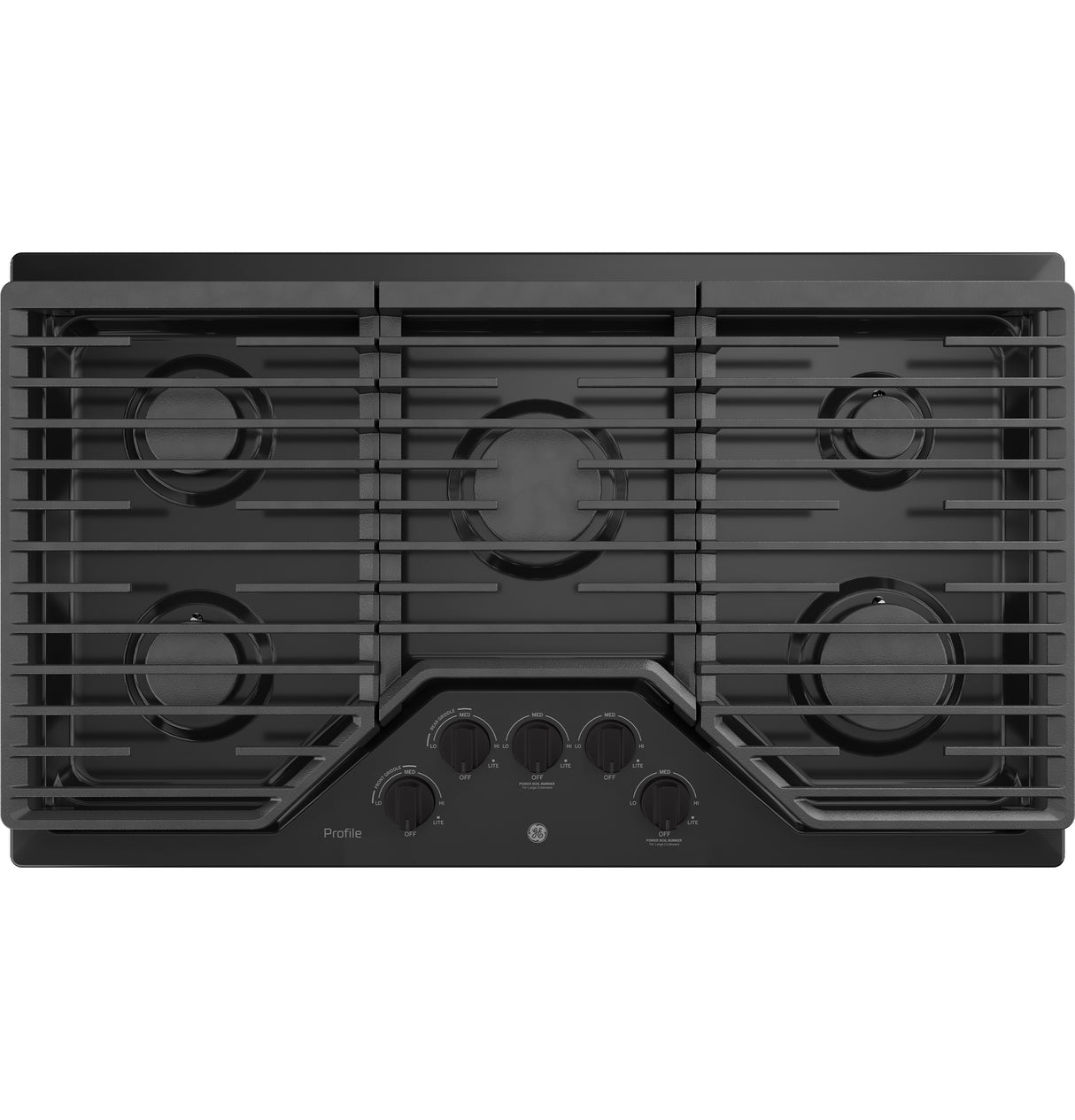 GE Profile™ 36" Built-In Gas Cooktop PGP7036DLBB