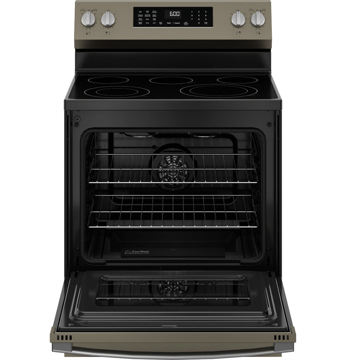 GE® 30" Free-Standing Electric Convection Range with No Preheat Air Fry GRF600AVES