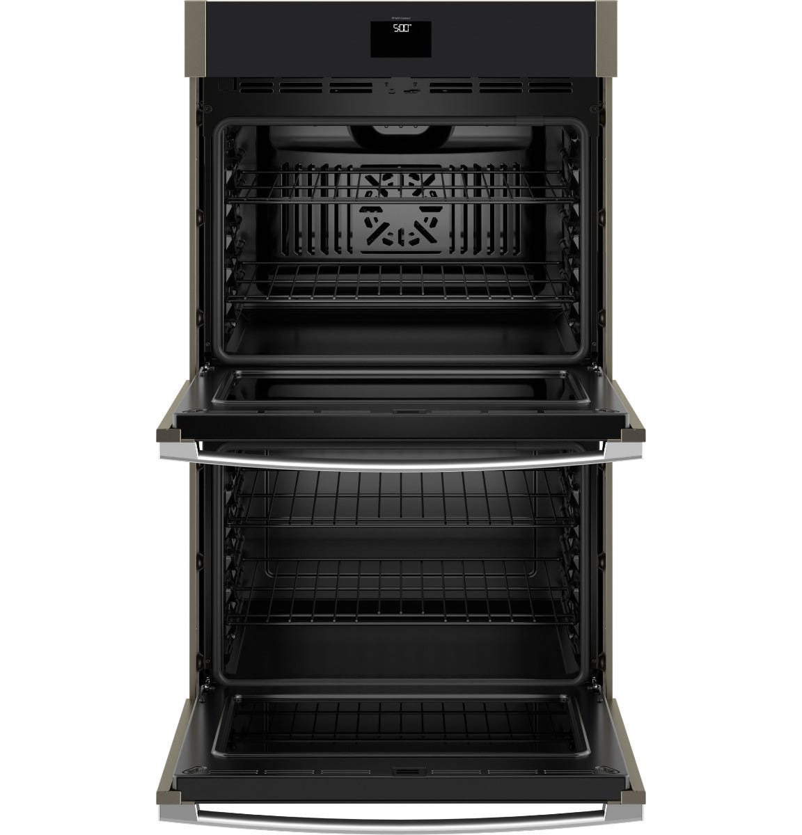 GE 30" Smart Built-In Self-Clean Convection Double Wall Oven with No Preheat Air Fry JTD5000EVES