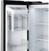 GE 24.2 Cu. Ft. Counter-Depth Side-By-Side Refrigerator with Internal Dispenser and In-Door Icemaker GKS24NYYFS