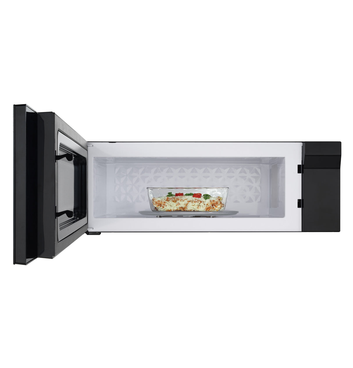GE Profile 1.2 Cu. Ft. Over-the-Range Low Profile Sensor Microwave Oven UVM9125DYBB
