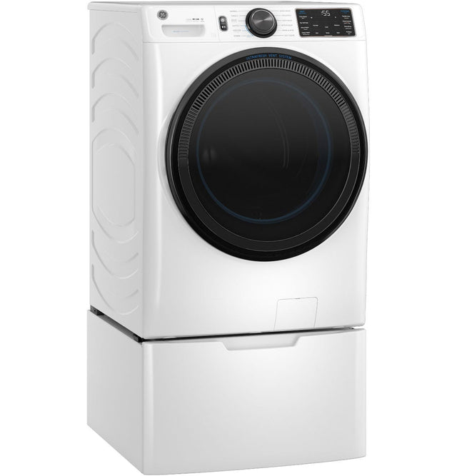 GE® 5.0 cu. ft. Capacity Smart Front Load ENERGY STAR® Steam Washer with SmartDispense™ UltraFresh Vent System with OdorBlock™ and Sanitize + Allergen GFW655SSVWW