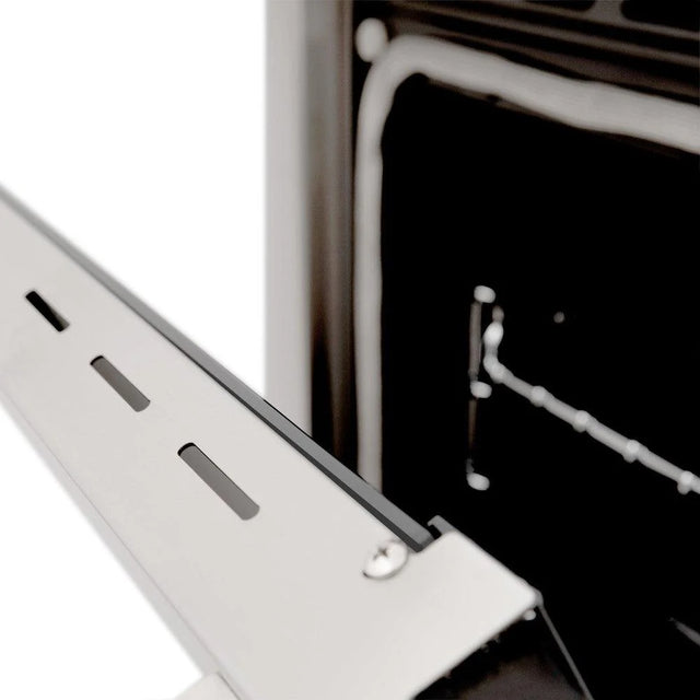 ZLINE 24 in. 2.8 cu. ft. Legacy Dual Fuel Range with 4 Burner Gas Cooktop and Electric Convection Oven in Stainless Steel (RA24) (S&D)