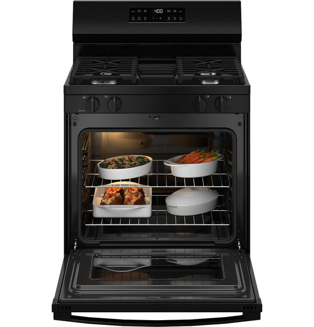 GE® 30" Free-Standing Gas Range GGF400PVBB