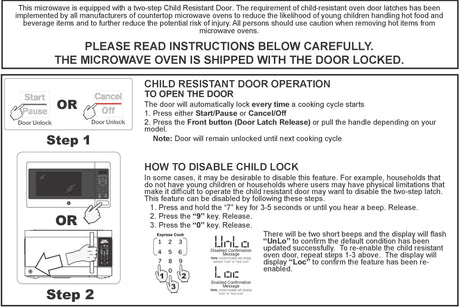 GE® 1.0 Cu. Ft. Capacity Countertop Convection Microwave Oven with Air Fry GCST10A1WWW