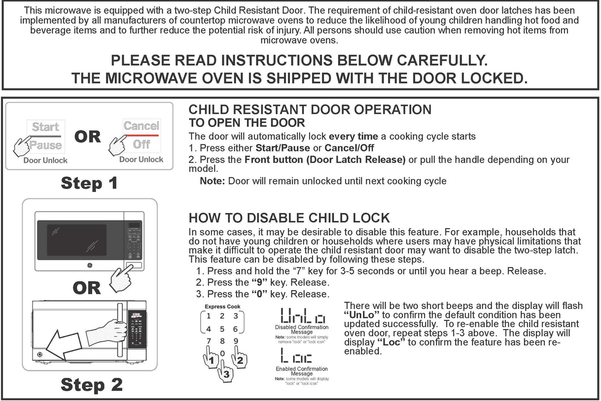 GE 1.0 Cu. Ft. Capacity Countertop Convection Microwave Oven with Air Fry