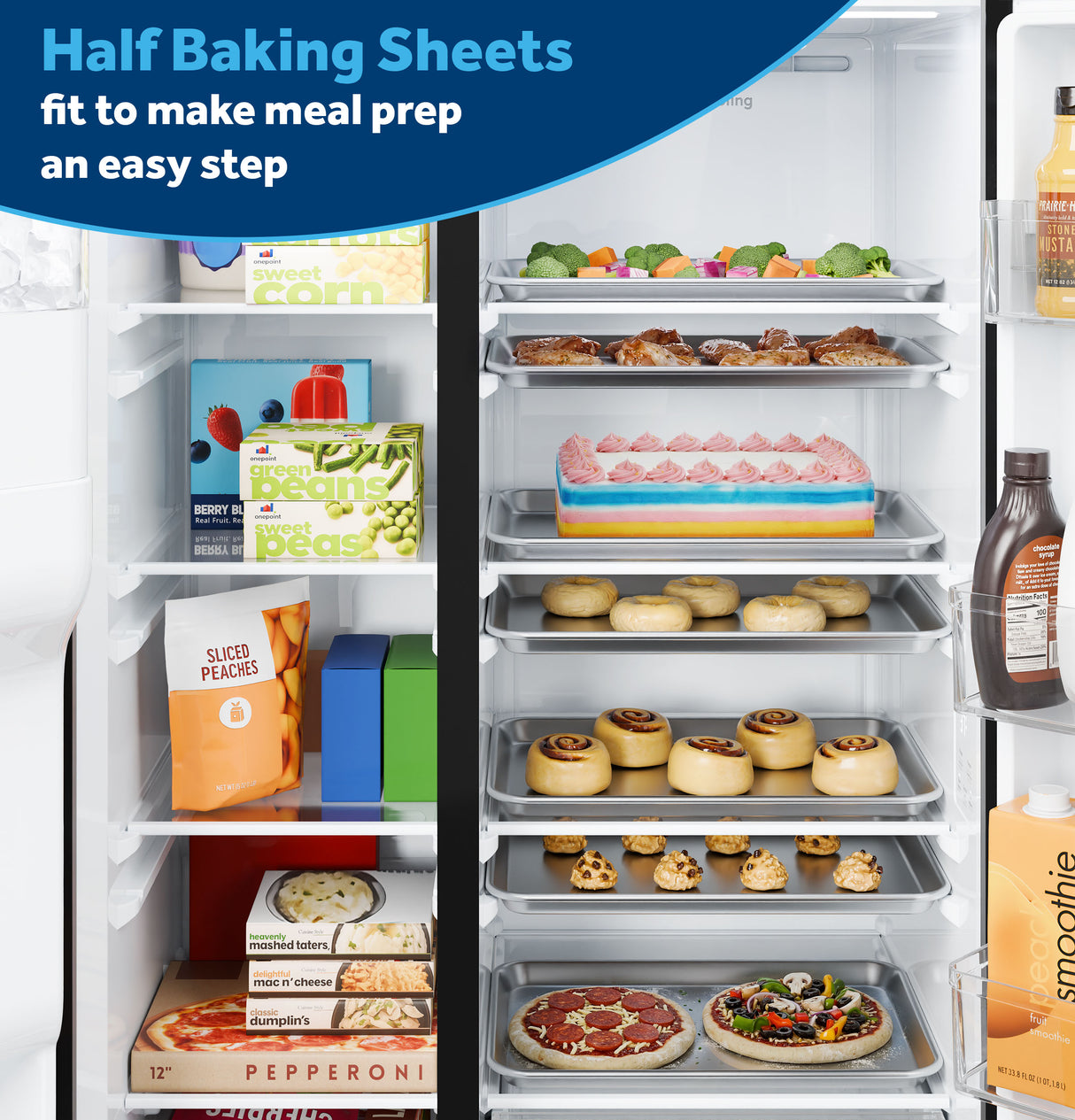 GE® 27.9 Cu. Ft. Side-By-Side Refrigerator with Extra Tall Dispenser and In-Door Icemaker GSS28NYYFS