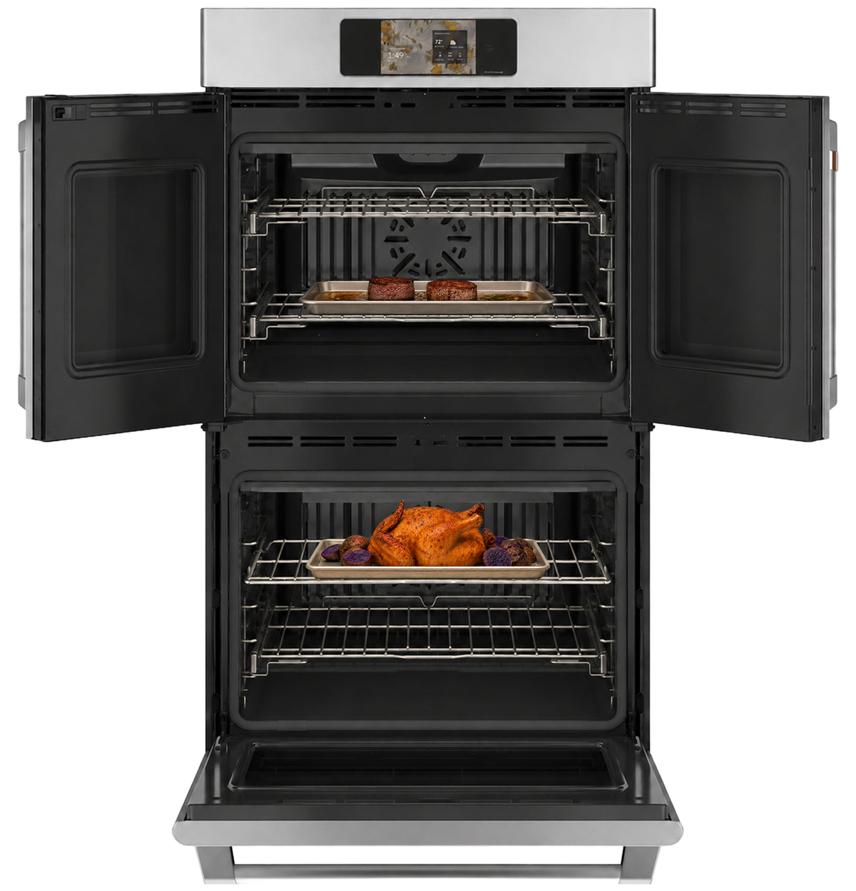 CAFÉ™ Professional Series 30" Smart Built-In Convection French-Door Double Wall Oven CTD90FP2ZS1