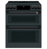 Café 30" Slide-In Front Control Induction and Convection Double Oven Range CHS950P3MD1