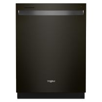 Whirlpool Fingerprint Resistant Dishwasher with 3rd Rack Large Capacity WDT970SAK-Black Stainless 