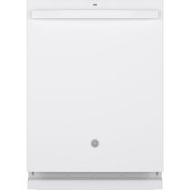 GE Top Control with Stainless Steel Interior Dishwasher with Sanitize Cycle & Dry Boost with Fan Assist GDT645SGNWW