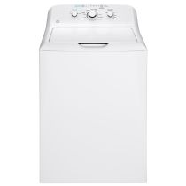 GE 4.2 cu. ft. Capacity Washer with Stainless Steel Basket GTW335ASNWW
