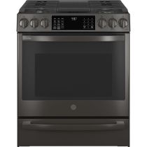 GE PROFILE™ 30" SMART SLIDE-IN FRONT-CONTROL GAS RANGE WITH NO PREHEAT AIR FRY PGS930BPTS
