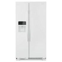 Amana® 33-inch Side-by-Side Refrigerator with Dual Pad External Ice and Water Dispenser