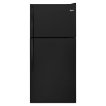 Whirlpool 30-inch Wide Top Freezer Refrigerator - 18 Cu. Ft. WRT108FFDB-Black
