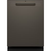 GE Fingerprint Resistant Top Control with Stainless Steel Interior Dishwasher with Sanitize Cycle GDP670SMVES-Slate