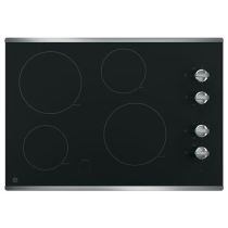 GE® 30" Built-In Knob Control Electric Cooktop 