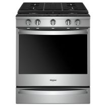 Whirlpool® 5.8 Cu. Ft. Smart Slide-in Gas Range with EZ-2-Lift™ Hinged Cast-iron Grates