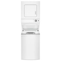 Whirlpool® 1.6 cu.ft Electric Stacked Laundry Center 6 Wash cycles and Wrinkle Shield™ WET4124HW